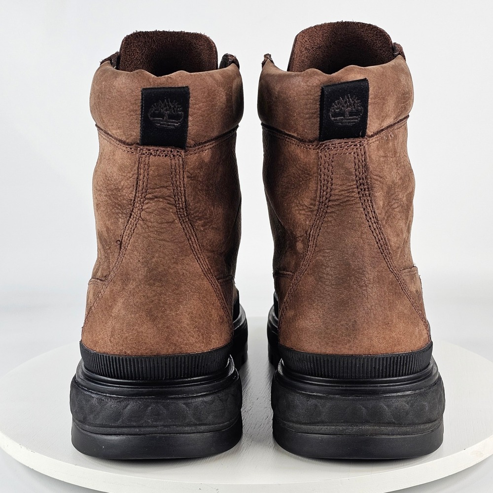 Timberland Greyfield Waterproof Boots Brown Leather Platform A2KE4 Womens 7 - Picture 6 of 7